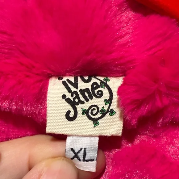 Ivy Jane Bold Pink Faux Fur Coat - Picture 2 of 4